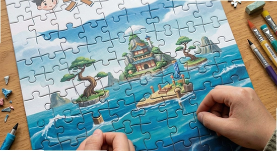 共鸣屿多场景使用拼图