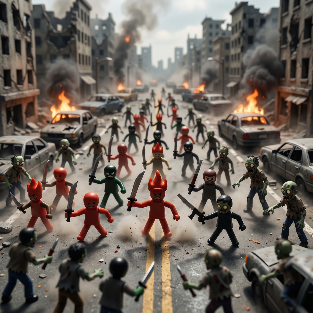 ����˴�ս��ʬ(Stickman vs Zombie)�ٷ������ؽ�ͼ