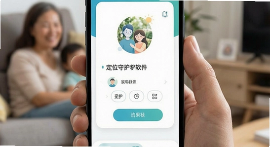 定位家人距离守护软件界面展示