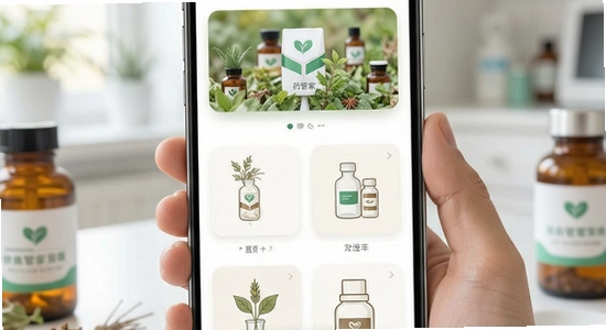 药管家应用主界面展示