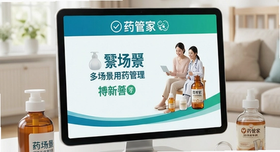 药管家多场景家庭用药管理展示