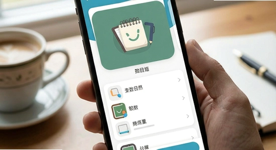 此刻日记app主界面展示