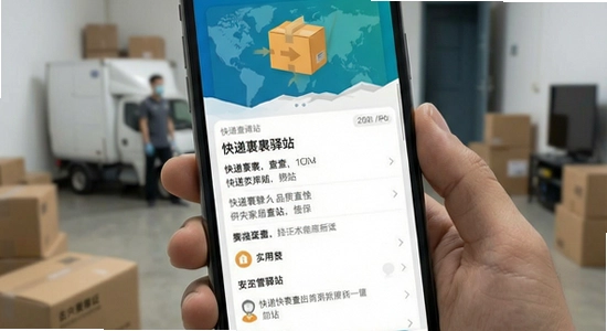 快递裹裹驿站查应用界面展示