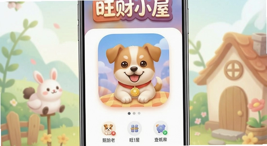 旺财小屋app主界面功能展示图