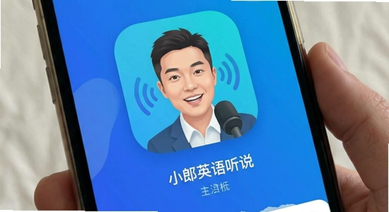 小郎英语听说app主界面展示