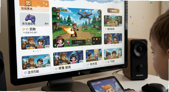 乐乐游戏网游戏分类与下载场景