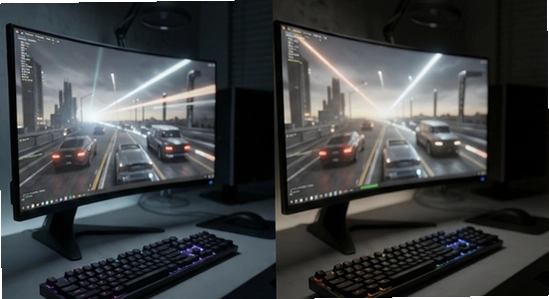 670*360 Rays��׷��ȾЧ���Ա�չʾ