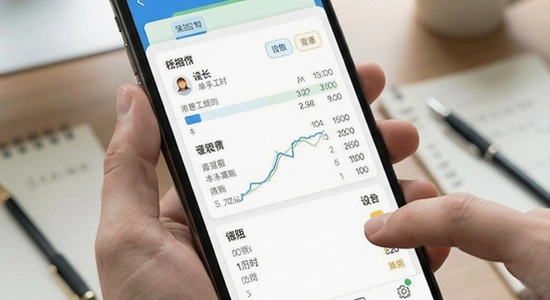 随手工时记账app界面展示