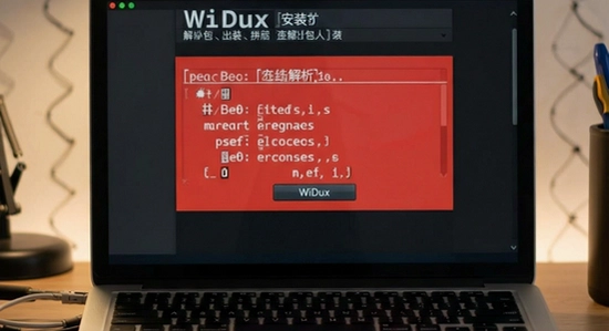 WiDux安装报错解析包出错怎么办