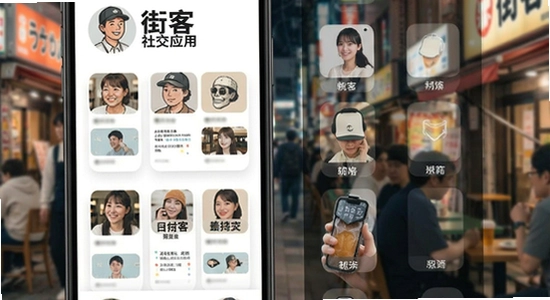 �ֿͶೡ���罻Ӧ��չʾͼ