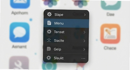 App Menu�����˵�����ʾ��ô����