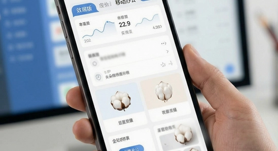 来朵棉花企业版移动办公界面展示