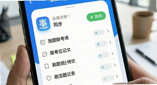事业单位联考app刷题记录怎么同步