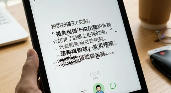 ����ɨ����OCRʶ��ʧ�ܻ�����������ô���