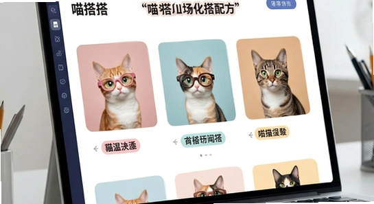 喵搭场景化搭配方案界面