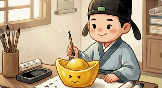 元宝学诗词学习场景图