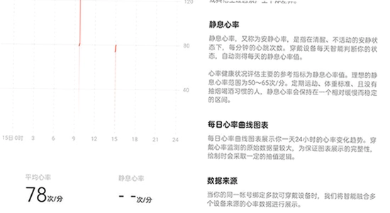 oppo健康App使用界面, 健康数据记录页面, 无水印