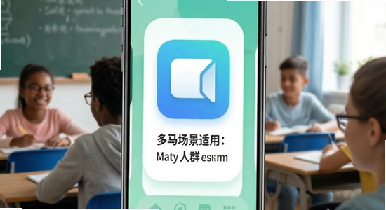 上课app多场景适用人群展示