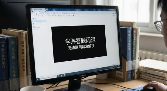 学海答题闪退黑屏无法联网解决方法