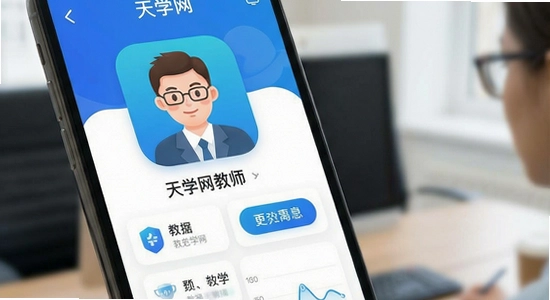 天学网教师app界面展示