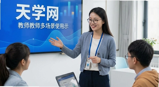 天学网教师多场景使用示意