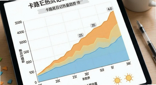 卡路里日记热量趋势图表