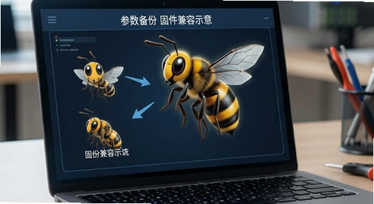 SpeedyBee参数备份与固件兼容示意