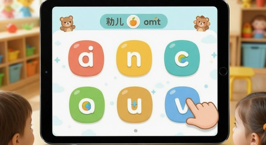 幼儿园拼音启蒙界面展示