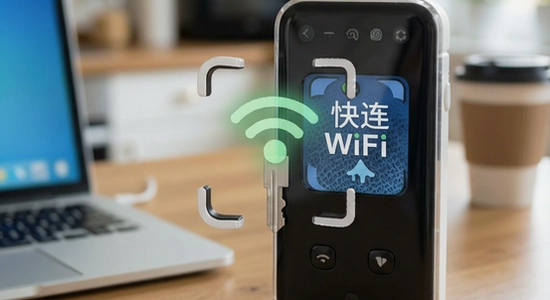 快连WiFi钥匙扫描不到热点解决方法
