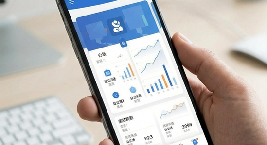 益企通移动端办公界面展示