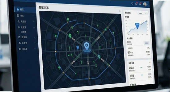 智慧派车调度界面展示图