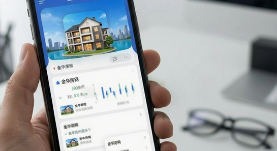 金华房网app界面展示图