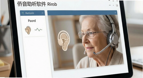 侨音助听软件界面展示图