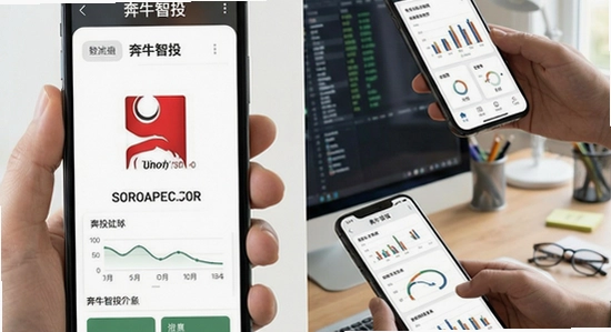 多场景使用奔牛智投的移动端展示
