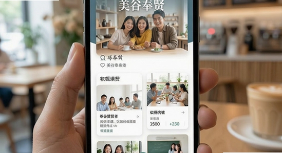 美谷奉贤应用首页界面展示