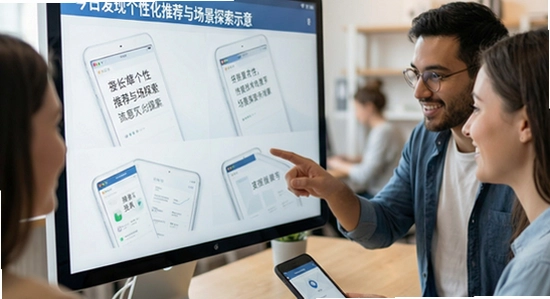 今日去发现个性化推荐与场景探索示意