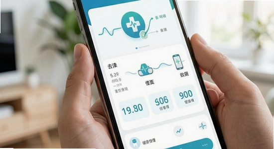 益身康app健康管理界面展示
