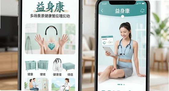 益身康多场景健康管理应用展示
