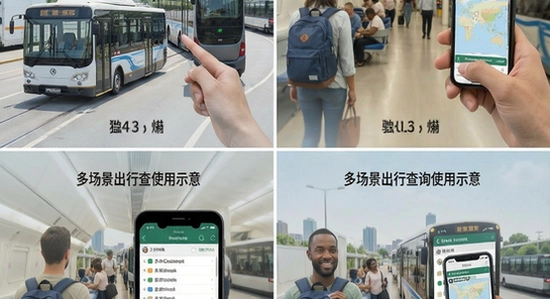 多场景出行查询使用示意