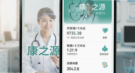 康之源医药app首页健康管理界面
