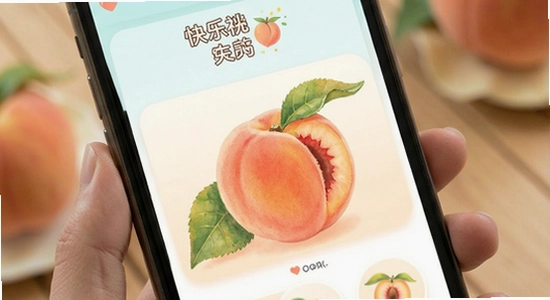 快乐桃应用主界面展示