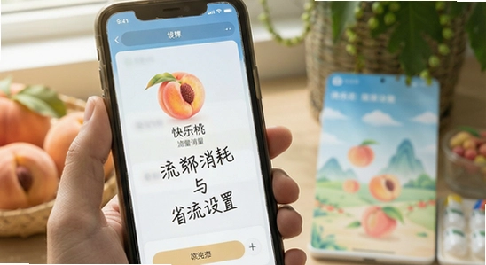 快乐桃流量消耗与省流设置