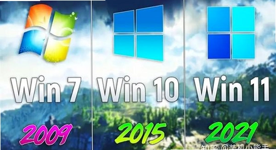 è������ϵͳ�����ԶԱ�ͼ,Win7 Win10 Win11,��ˮӡ