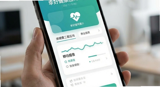 幸好健康应用主界面功能展示图