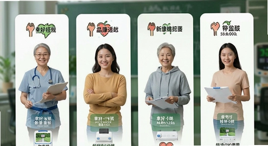 幸好健康多场景适用人群展示图