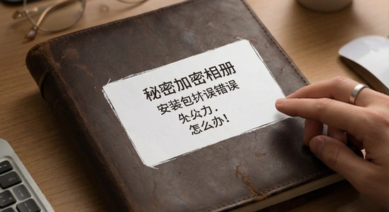 秘密加密相册安装失败提示解析包错误怎么办