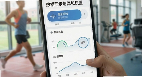 运动有福数据同步与隐私设置界面