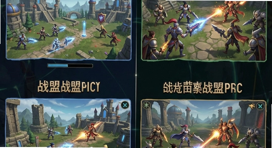 奇迹新纪元多场景挂机与战盟团战画面