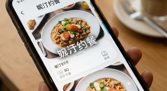 昵汀约餐app界面展示图