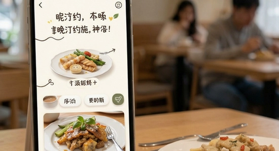 昵汀约餐多场景应用展示图